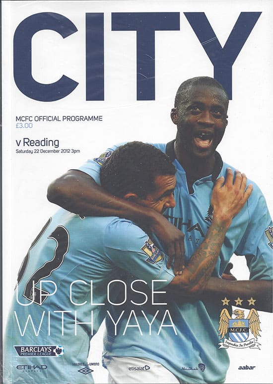 Manchester City FC v Reading FC